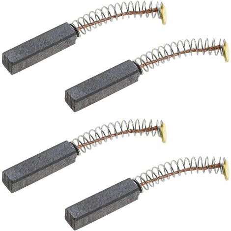 2 pares de escobillas de carbón de 20x6x5mm para sierra Circular, taladro rotativo, colector de polvo, herramienta eléctrica para motocicleta, accesorios de repuesto para Motor eléctrico