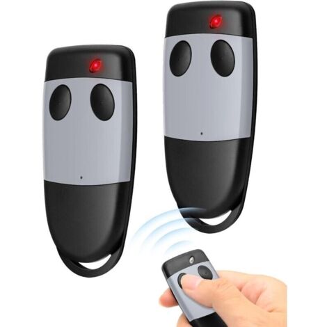 2 Parties Telecommande Portail 433.92 MHz pour Cardin S449 QZ1, S449 QZ2, Télécommande de Portail pour Cardin TXQ449100 TXQ449200, Rolling Code, 2 Canaux, pour Porte de Garage Cardin (2PCS)
