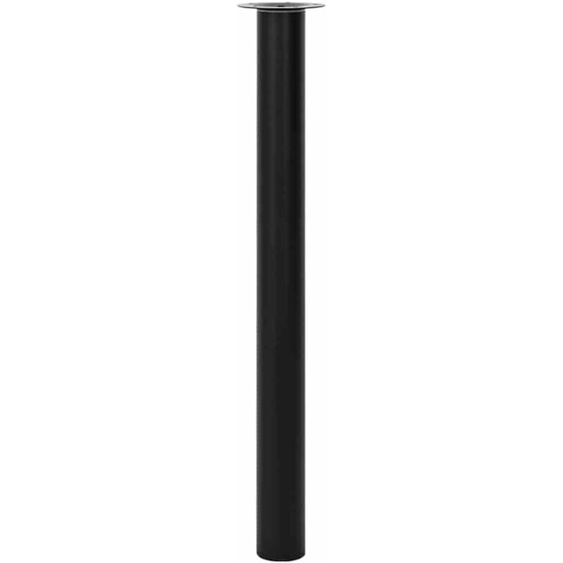 

vidaXL 2x Patas Telescópicas para Mesa Regulables en Altura 710mm-1100mm Níquel - Negro