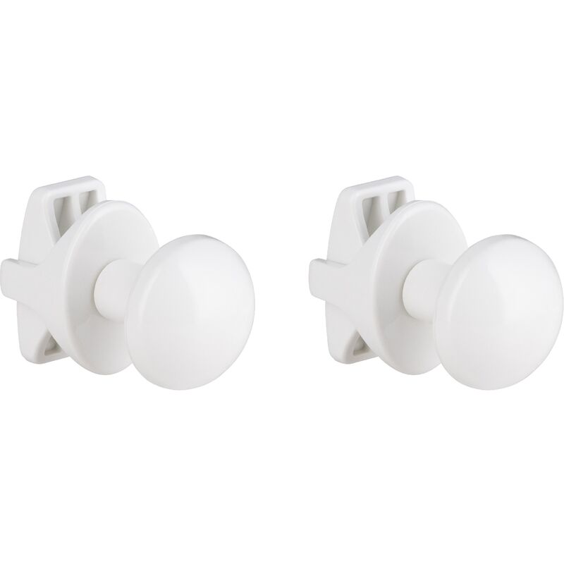 Nt Noyon&thiebault - Patère Sphère Blanc pour sèche serviette noyon & thiebault (x2)