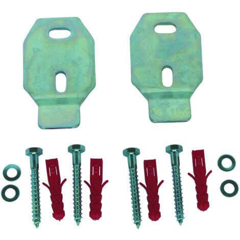 2 pattes supports de lavabo 3mm acier