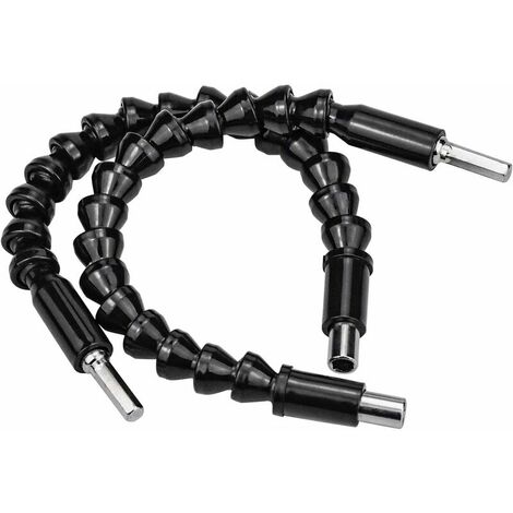 2 PCS 11.6 inch Mèches Flexibles pour Perceuse, Tournevis à Tiges Rallonges Flexibles pour Perceuse Électrique