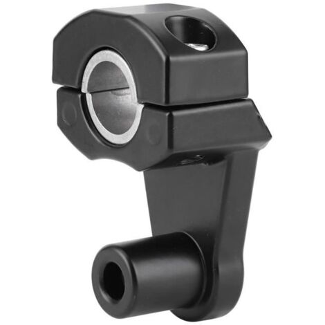 2 PCS 22mm / 28mm Support pince de rehausseur de guidon de moto universel pivotant en aluminium CNC