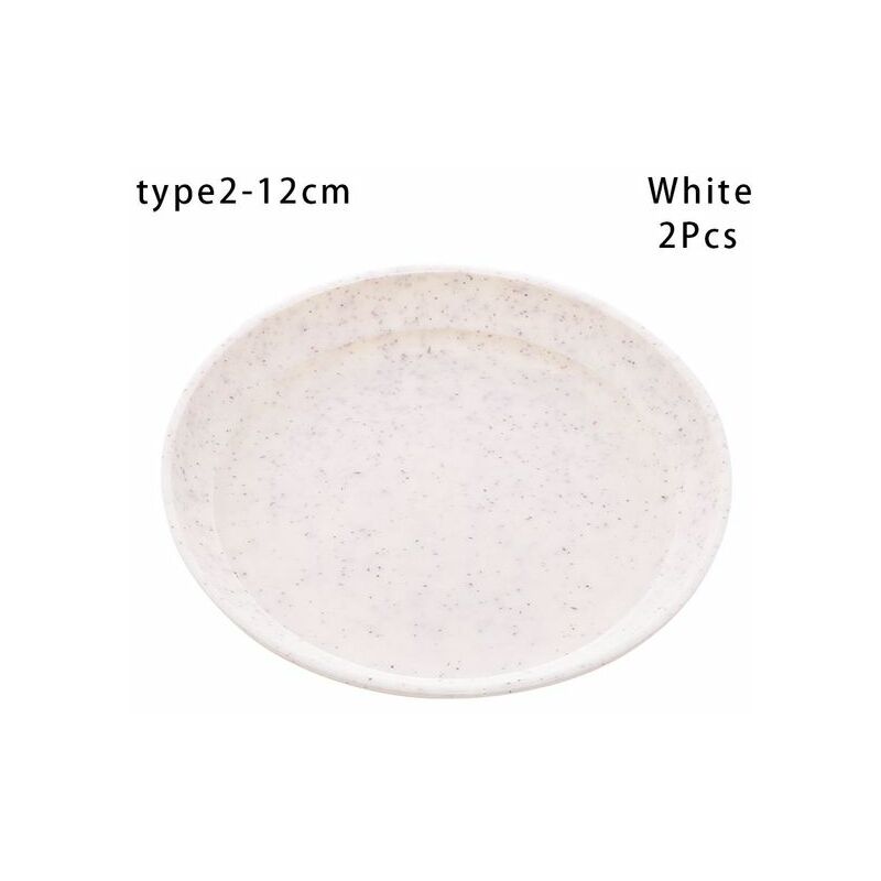 2 Pcs 8/10/12 Cm vassoio per fiori in plastica