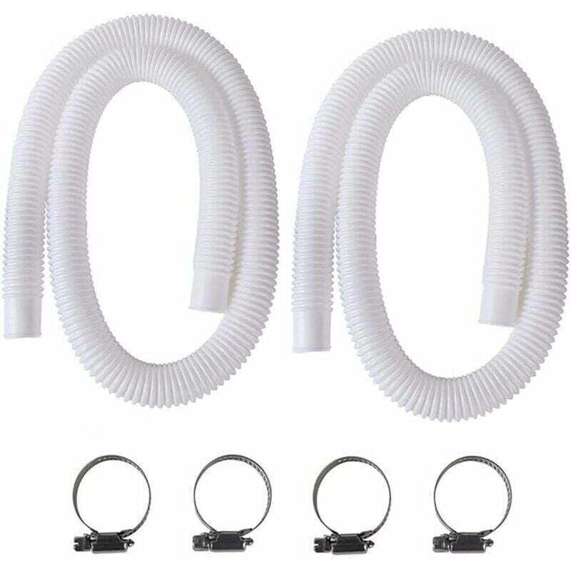 Image of 2 pcs above-ground pool hose, rigid&hellip;