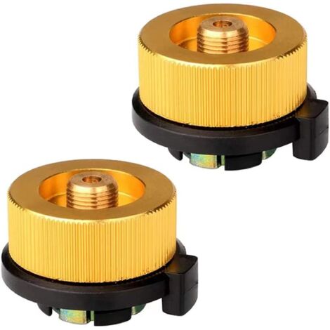 Adaptateur Pour Réchaud Camping - Convertit Bidon Long En Gaz Butane - Métal