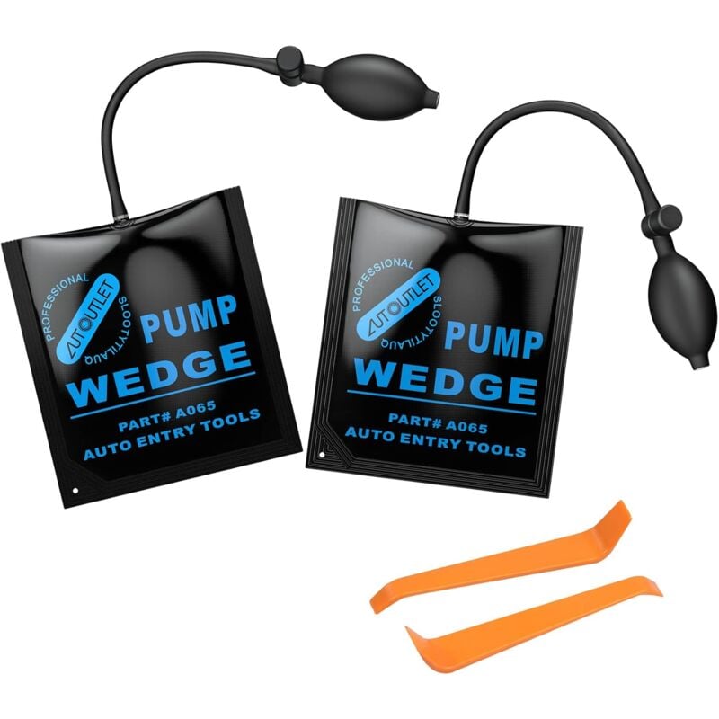2 pcs Air Wedge Pump Puissant pour Installation de Portes, de Fenêtres d'armoires et La Réparation de Voitures