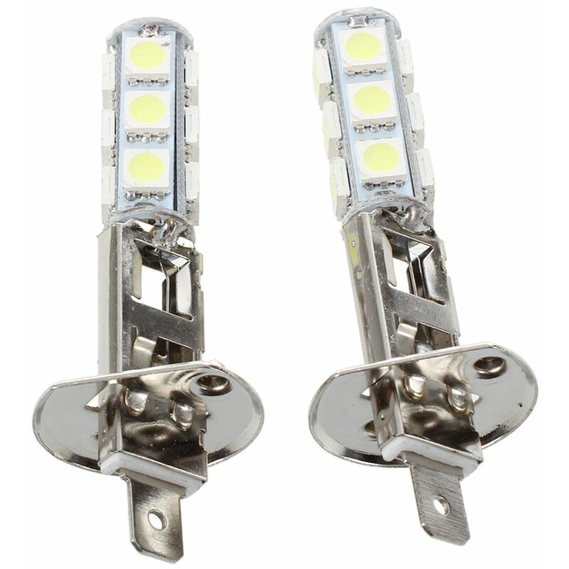 Tlily - 2 pcs auto lampes H1 blanc 13 led smd 5050 puces