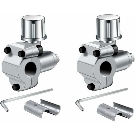 2 Pcs BPV-31 Valve Perforés, Valve de Remplacement pour Climatisation Compatible avec les Tuyaux de Diamètre Extérieur 1/4 inch, 5/16 inch, 3/8 inch