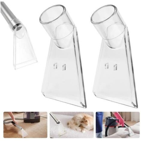2 Pcs Buse Aspirateur Eau 38mm,Embout Shampouineuse pour Aspirateur, Suceur Injecteur Extracteur en Plastique, Embout Aspirateur Eau