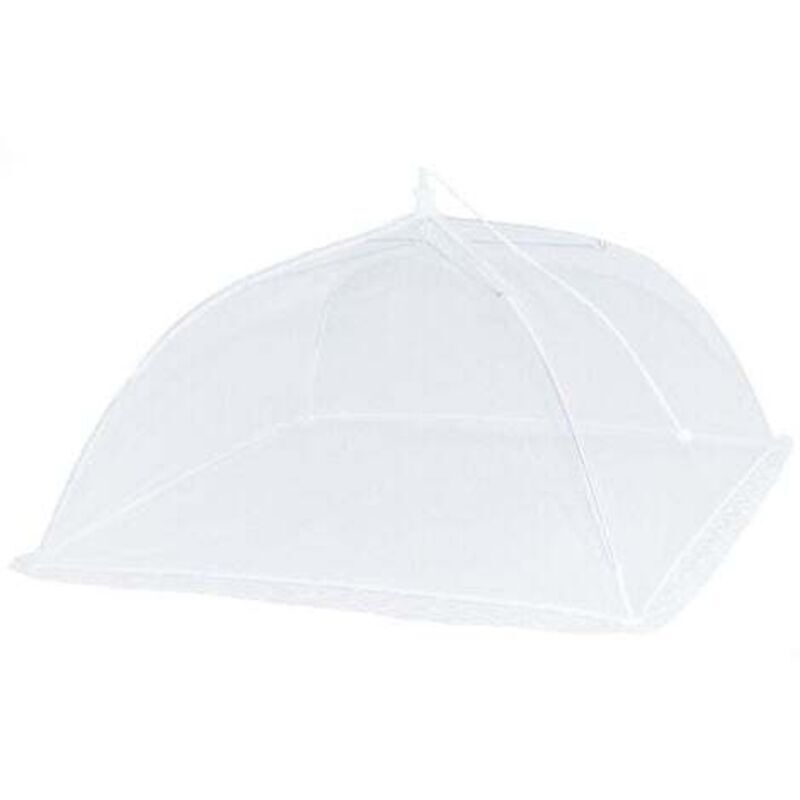 2 Pcs Cloche Alimentaire Pliable, Couvercle Alimentaire en Maille, Cloche Alimentaire Moustiquaire, Cloche a Fruit Anti Moucherons, Cloche