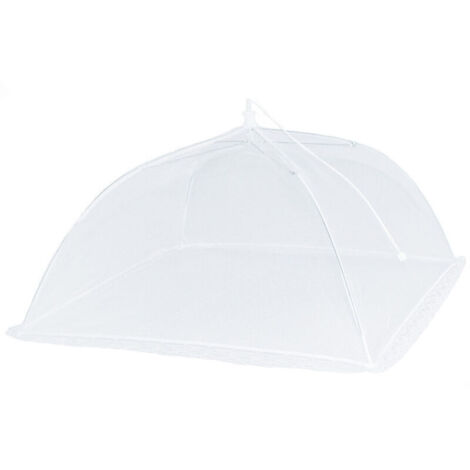 2 Pcs Cloche Alimentaire Pliable, Couvercle Alimentaire en Maille, Cloche Alimentaire Moustiquaire, Cloche a Fruit Anti Moucherons, Cloche Alimentaire Reutilisable, Cloche Fruits et Legumes