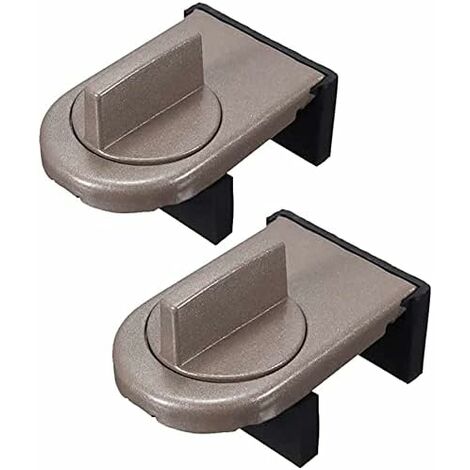 2 PCS Coulissant Sash Stopper Cabinet Serrures, Fenêtre Coulissante Sécurité Enfants Portes Serrure, Coulissant Sash Stopper Cabinet Serrures Antivol Fenêtre Coulissante Serrure
