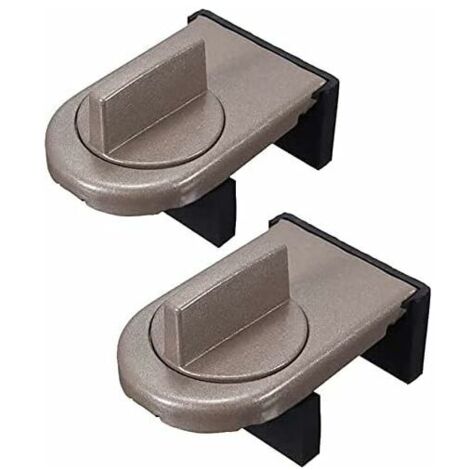 2 PCS Coulissant Sash Stopper Cabinet Serrures, Fenêtre Coulissante Sécurité Enfants Portes Serrure, Coulissant Sash Stopper Cabinet Serrures Antivol Fenêtre Coulissante Serrure