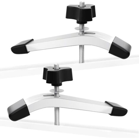 2 Pcs Ensembles Rail T Track Pince De Serrage, T-track Clamp T Track Jeu De Pinces A Clamper De Maintien Acier Alli Rapide, Pour Outil De Travail