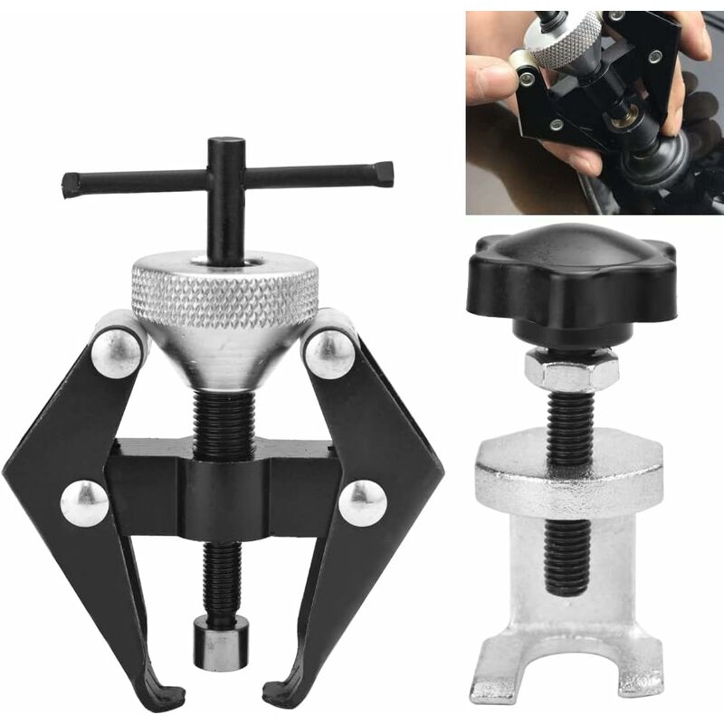 Ahlsen - 2 pcs Extracteur de Bras d'Essuie Glace en Acier Carbone Outil Extracteur de Borne de Batterie Extracteur Petit Roulement
