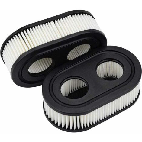 2 PCS Filtre à Air pour Tondeuse à Gazon pour Briggs & Stratton, 593260, Noir