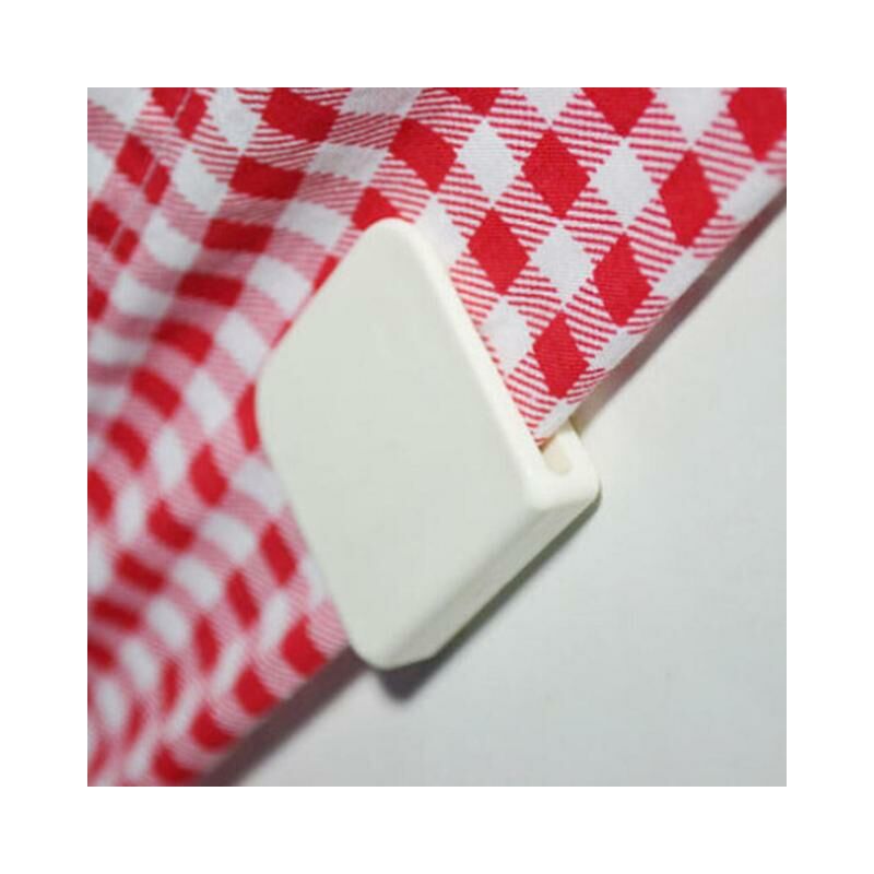 2 PCS fissaggio adesivo morsetti per tende da