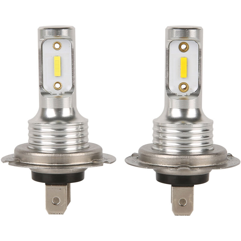 

Asupermall - 2 PCS H7 LED Bombillas de luz antiniebla H1, H3, H4, H6,9005, H8 Faros de automovil Luz antiniebla de automovil 6000K Luz de