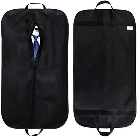 2 pcs Housses à Vêtements, 40" Housse de Voyage Pliable à Poignées pour Costumes, Couvertures de Protection à Vêtement