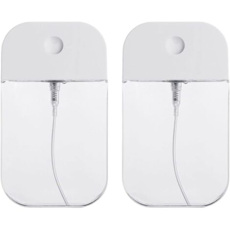 2 Pcs Mini Vaporisateur Rechargeable pour Parfum, Soins du Corps, Cosmétiques (50ml)