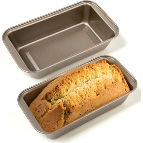 2 Pcs Moule Pain De Mie - Moule a Cake - Moule a Painm - adaptée pour la cuisson de divers pains - parfaits pour la cuisson du pain, des gâteaux, du pain grillé et d'autres sucreries