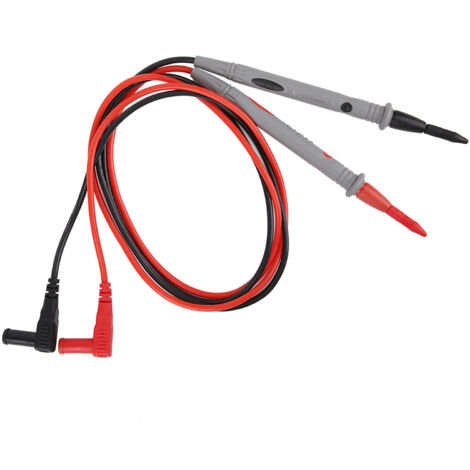 2 pcs Multimètre Test Leads 1000V AC/DC Pointe de Test en Silicone pour Électricien 20A