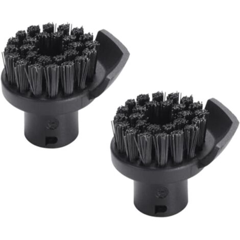 2 pcs nettoyant for Vapeur Brosse Ronde for grattoir de saleté SC1 / SC2 / SC3 / SC4 Accessoires Petite Brosse Ronde for Un Ajustement Gratte for Karcher Pièces détachées pour Nettoyeur Vapeur