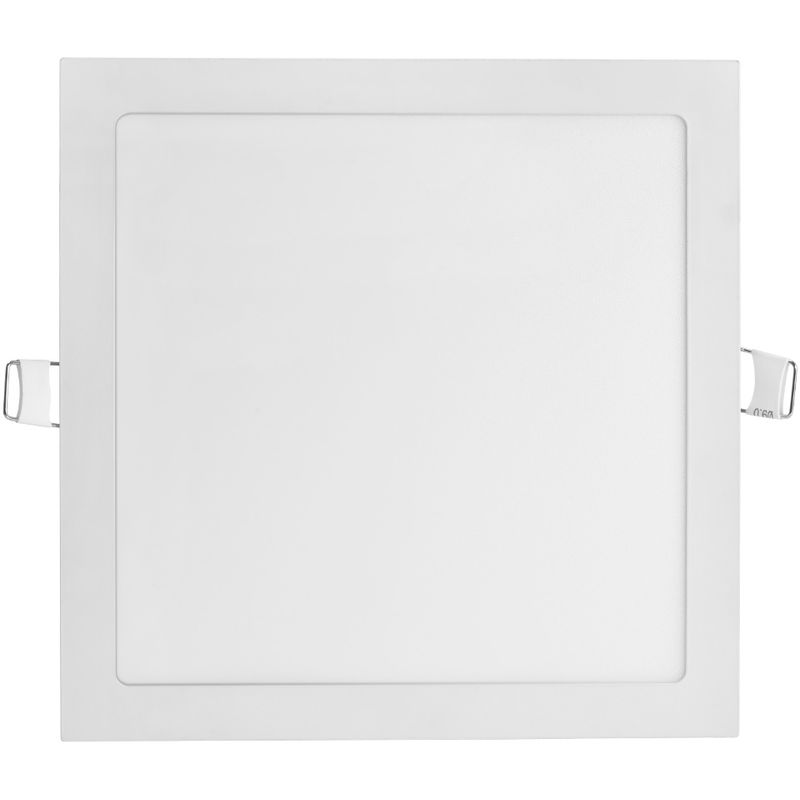 

2 PCS Paquete de 2 paquetes de luz de techo empotrada LED ultra delgada cuadrada, pantalla plana, luz de techo empotrada LED para el hogar, luz de