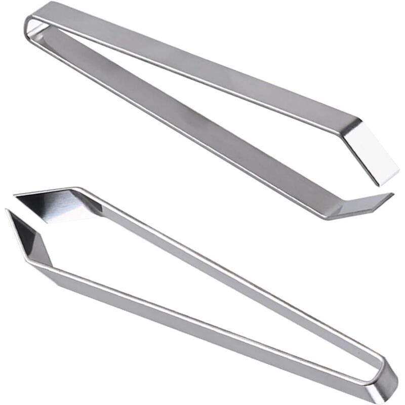 2 pcs Pince Arrete Poisson, Pince à Désarêter Professionnelle, Pince a Epiler Aretes de Poisson Pince Poisson Inoxydable Plat et Incliné,12cm