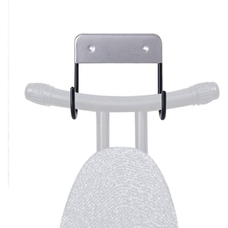 2 Pcs Planche À Repasser Support en Acier Inoxydable Rangement Table à Repasser Support De Montage Mural avec Vis et Ancrages