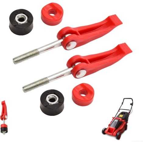 2 pcs Poignée de Tondeuse Vis pour Tondeuse à Gazon Poignée Universelle de Tondeuse à Gazon Tondeuse À Gazon Accessoires,Convient à La Plupart des Modèles de Tondeuses à Gazon,Solide