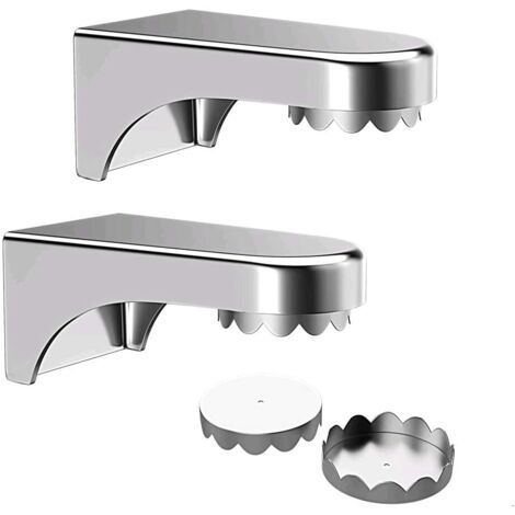 2 Pcs Porte-Savon Magnétique Support de Savon Mural Porte-Savon Aimanté Auto-Collant Suspendu pour Salle de Bain Cuisine Evier (Argent)-Fei Yu