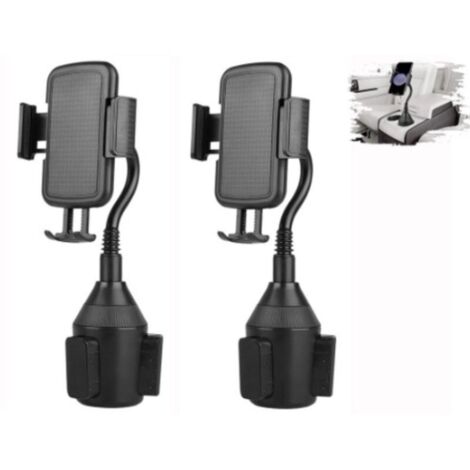 2 Pcs Porte Telephone Porte Gobelet,Support Telephone Voiture Gobelet Universel Porte La longueur Du Col de Cygne Peut Ajuster l'angle Du Porte-gobelet Support Gobelet pour iPhone,Samsung