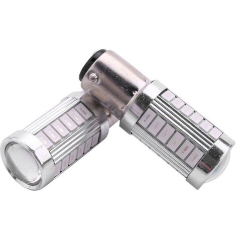 2 Pcs Rouge 1157 P215W LED Feux Freins Auto Lampe Brouillard 215W ODIPIE