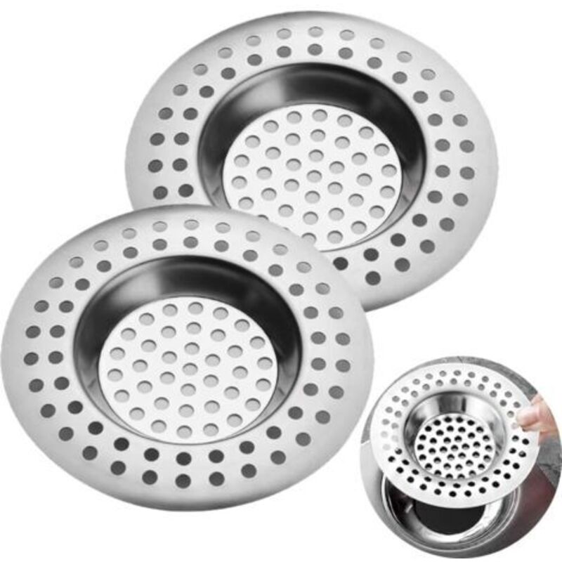 Image of 2 Pcs Sink Drain Strainer, Kitchen&hellip;