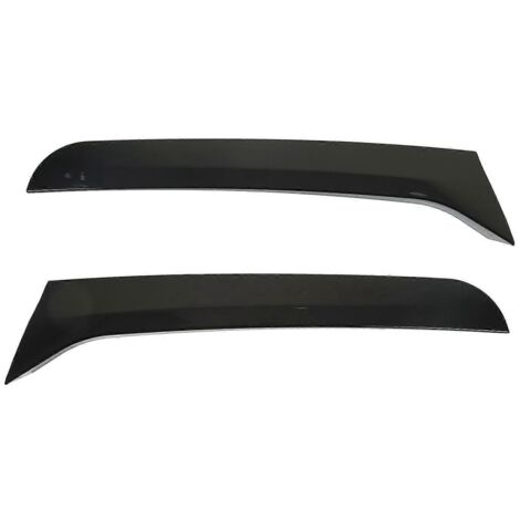 2 Pcs Spoiler Arrière Vitre Noir Brillant, Aile Latérale Droite Gauche Couvre Splitter Trim pour Sharan 2011-2022