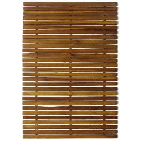 2 pcs Tapis de bain Acacia 80x50 cm CFW81044