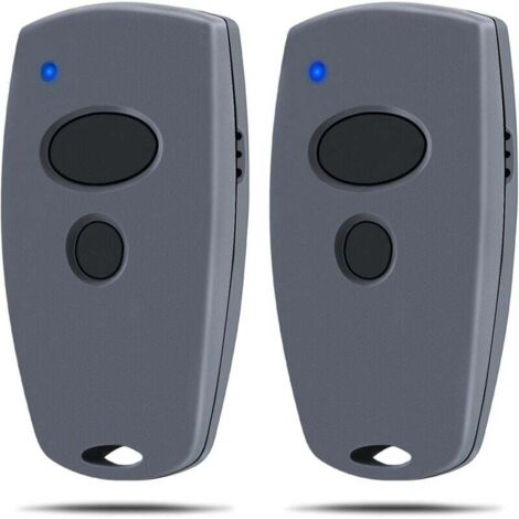 2 pcs Télécommande Garage pour Marantec Digital 302, 304, 382, 394, 392, 313, 321, 323 433MHz, Compatible avec Marantec 433,92MHz Multi-bit d'ouverture de Porte de Garage