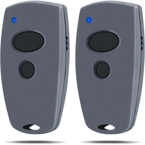 2 pcs Télécommande Garage pour Marantec Digital 302, 304, 382, 394, 392, 313, 321, 323 433MHz, Compatible avec Marantec 433,92MHz Multi-bit d'ouverture de Porte de Garage