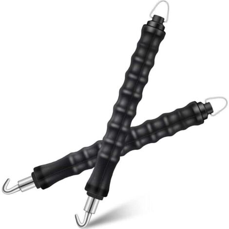 2 Pcs Torsadeuse Fil pour Barres de Armature Twister Crochet Semi Automatique, Béton en Métal Torsions Clôture Outils