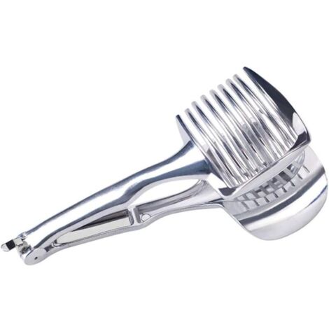 2 Pcs Trancheuse à tomate - Trancheuse de citron - Multi-usage - Rond - Pince à fruits et oignons - Simple tranches de Kiwi - Outils de coupe de cuisine，618cm