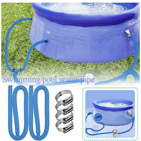 2 Pcs Tuyau de Rechange pour Piscine Hors Sol Tuyau de Piscine pour Piscines pour Piscine Hors Terre Tuyau de Remplacement de Pompe de Filtre de Piscine