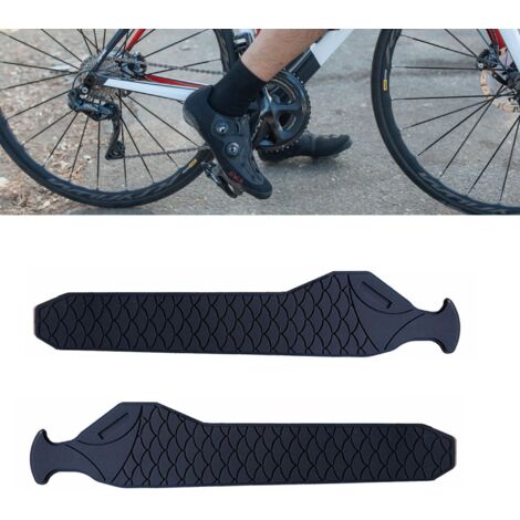 2 Pcs VéLo Garde-ChaîNe Silicone Protecteur Garde-ChaîNe en Silicone Garde-ChaîNe De Cadre De VéLo Autocollant pour Cadre De VéLo,pour Les VéLos De Course VTT