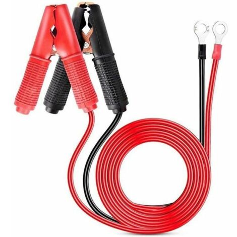 2 pezzi 30A coccodrillo clip coccodrillo 12v 24v caricabatteria auto 1m jumper