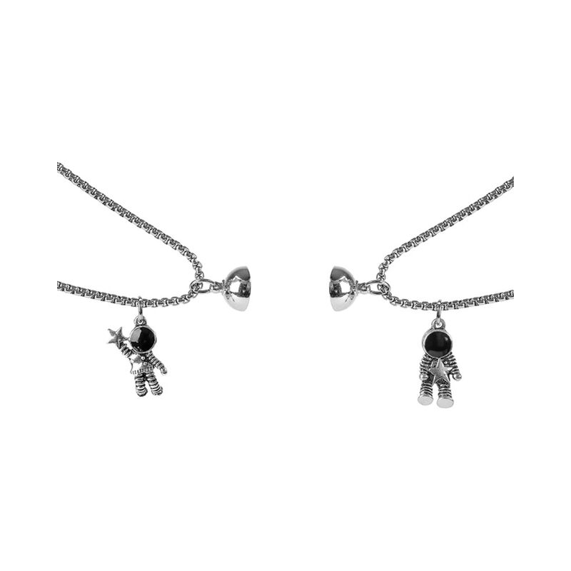 2 pezzi carino astronauti magnete attrazione