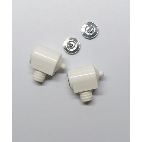 2 PEZZI - CHIUSURE MAGNETICHE REGOLABILIA SPINA - COLORE BIANCHE