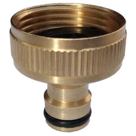 2 pezzi connettore per rubinetto da giardino, adattatore per rubinetto miscelatore per tubo flessibile da 3/4 di pollice, connettori per tubo flessibile da giardino adatti per rubinetto da giardino (d