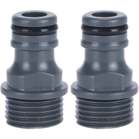 2 pezzi Connettore rapido maschio G1/2 Cile Adattatore per giardino Mellon con filettatura per irrigazione