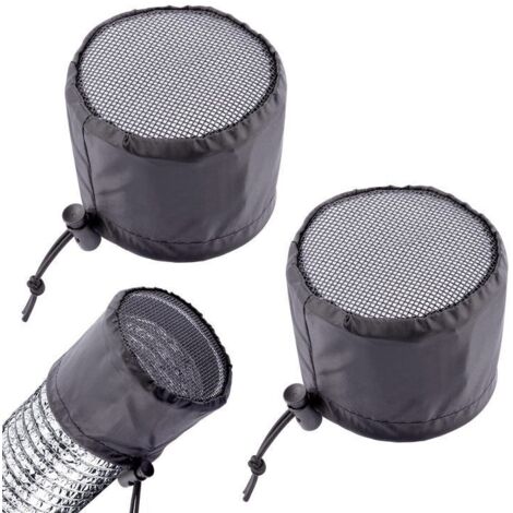 2 pezzi da 6 pollici di copertura di ventilazione per filtro condotto tenda da coltivazione, copertura di ventilazione per bagno, serra esterna, camper, cucina, lavanderia interna
